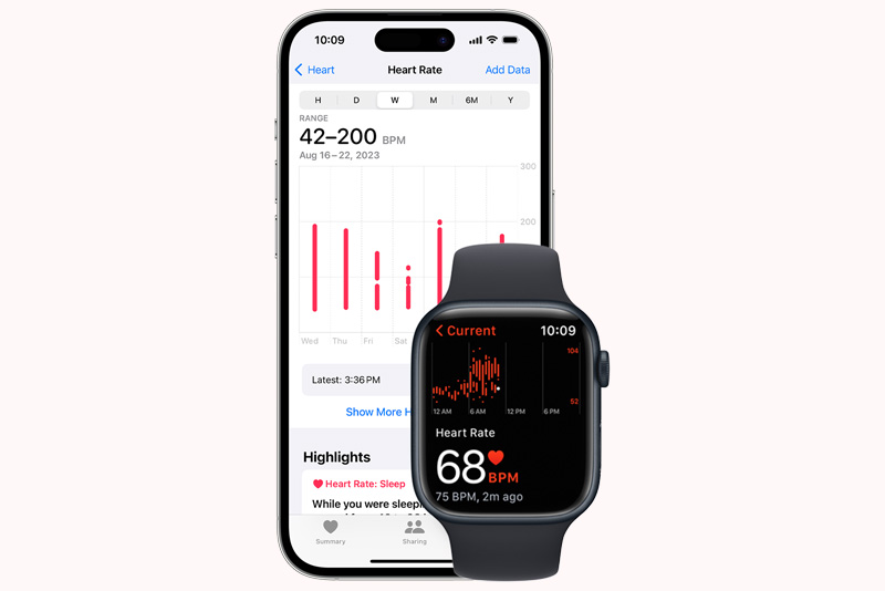Apple Watch SE - Srdce